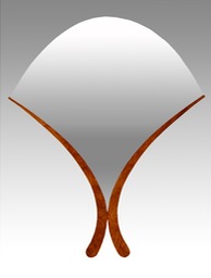 bubinga mirror