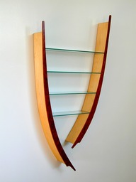 glass shelf finished